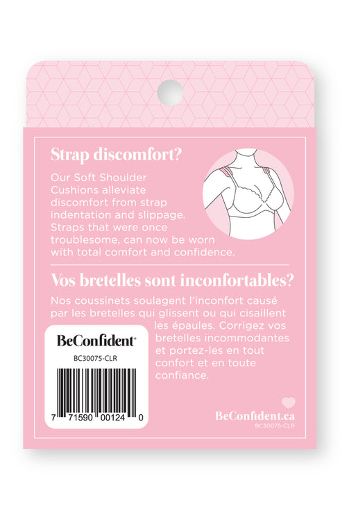 BeConfident Comfort Shoulder Cushion - 1 Pair - Clear