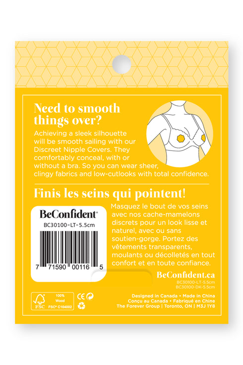 BeConfident Dark Discreet Nipple Cover - 3 Pair