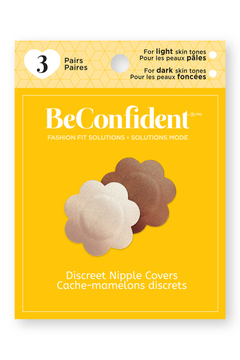 BeConfident Dark Discreet Nipple Cover - 3 Pair