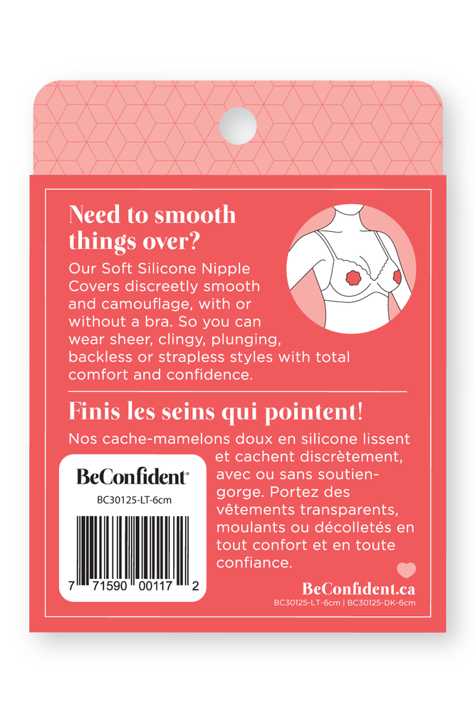 BeConfident Soft Silicone Nipple Covers — BeConfident Fashion Fit