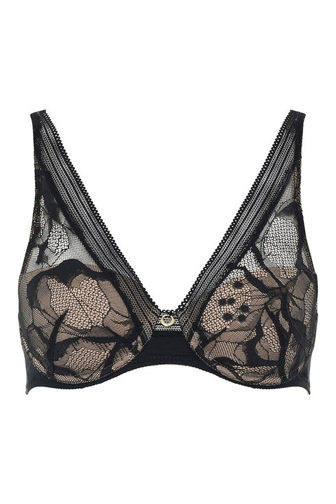 Chantelle True Lace Comfort Plunge Bra