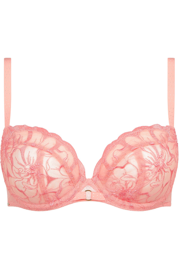Chantelle Fleurs Lace Unlined Plunge Bra