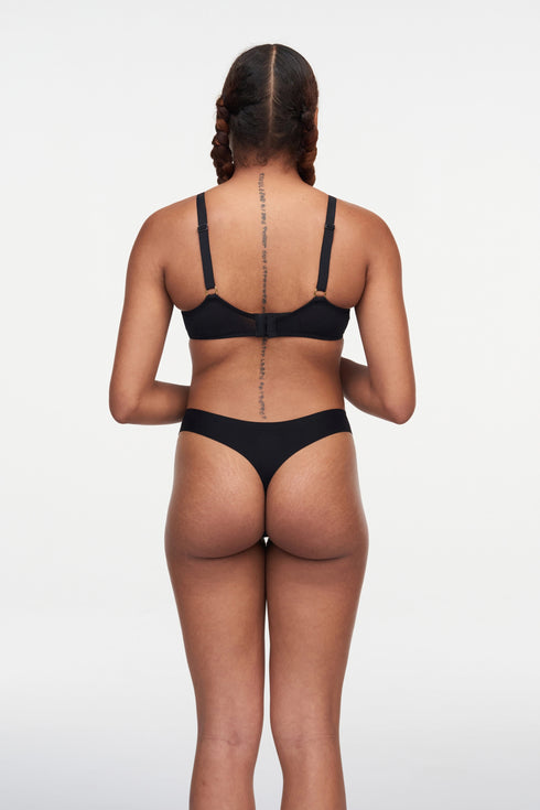 Chantelle Fleurs Lace Plunge T-shirt Bra