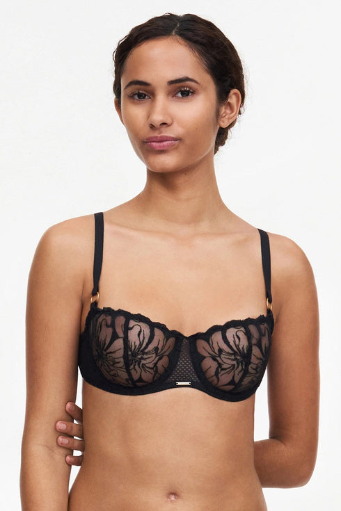 Chantelle Fleurs Lace Unlined Demi Bra