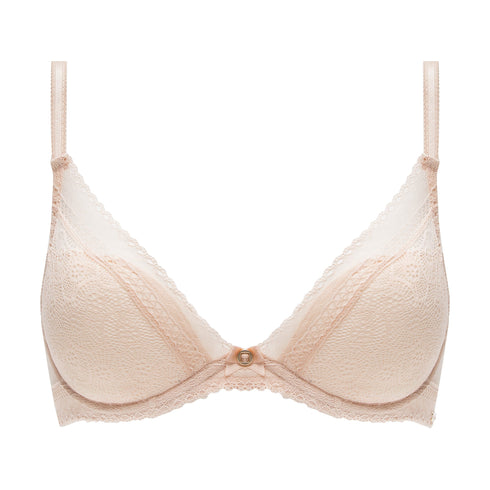 Chantelle Festivité Lace Plunge T-shirt Bra