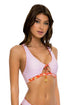 Luli Fama Calypso REVERSIBLE BOW BRALETTE TOP
