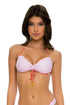 Luli Fama Calypso REVERSIBLE DRAWSTRING BANDEAU TOP