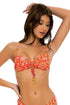 Luli Fama Calypso REVERSIBLE DRAWSTRING BANDEAU TOP