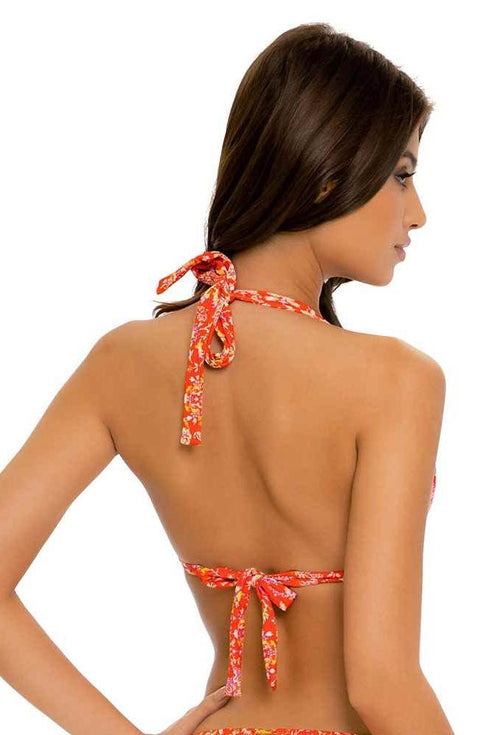 Luli Fama Calypso TRIANGLE HALTER TOP