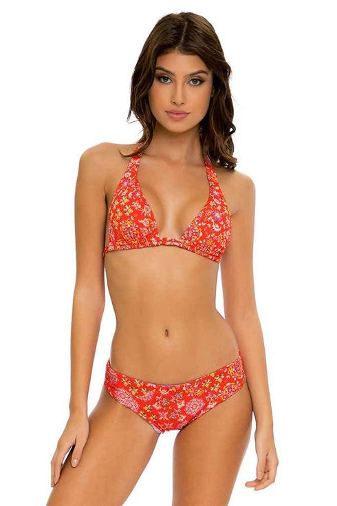 Luli Fama Calypso TRIANGLE HALTER TOP