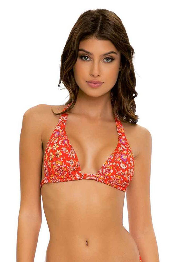 Luli Fama Calypso TRIANGLE HALTER TOP
