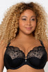 Curvy Couture Tulip Lace Balconette Push-Up Bra
