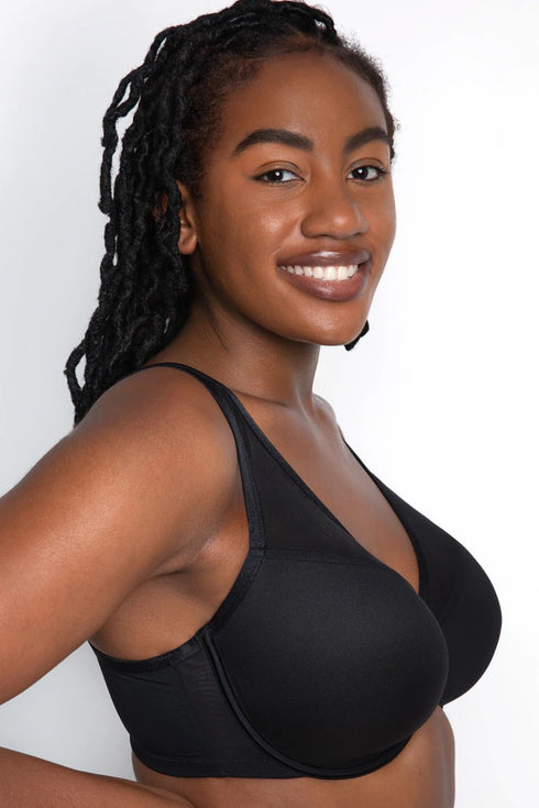 Curvy Couture SHEER MESH PUSH UP