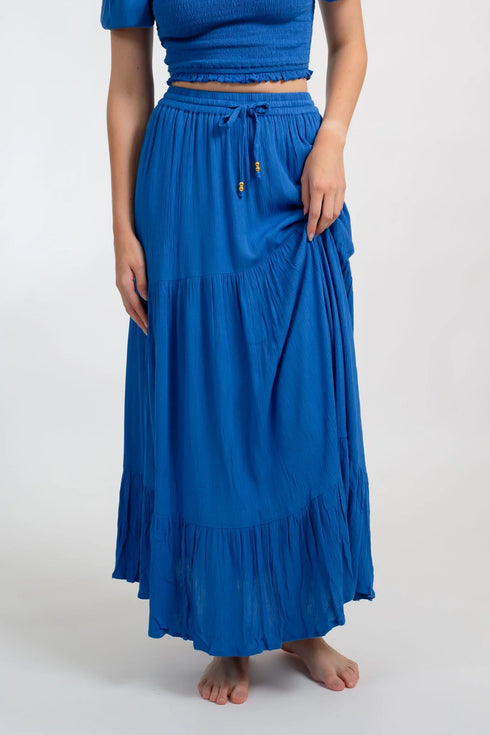 Koy Resort Miami Tiered Long Skirt