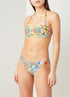 Luli Fama Luli's Jungle push-up bandeau bikini top
