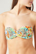 Luli Fama Luli's Jungle push-up bandeau bikini top