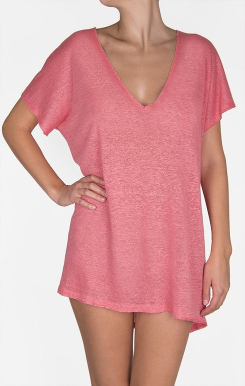 Shan Katy Short linen tunic