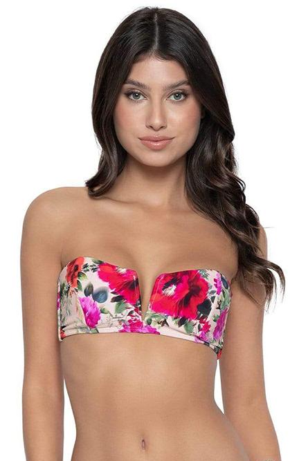 PQ Swim Desert Rose Desert Rose Chrissy Bandeau