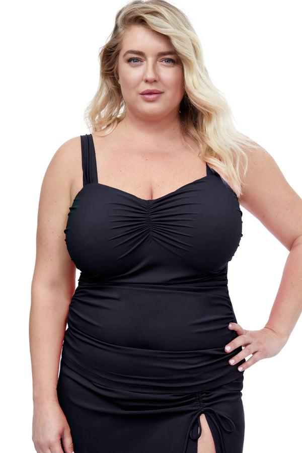 Gottex Profile By Gottex Tutti Frutti Plus Size Underwire Tankini Top