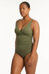 Sea Level Essentials Cross Front One Piece