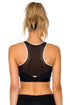 Luli Fama Baracoa Elastic Band Mesh Center Sports Bra