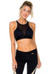 Luli Fama Baracoa Elastic Band Mesh Center Sports Bra