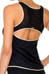 Luli Fama Baracoa Gold Mesh Racerback Tank Top