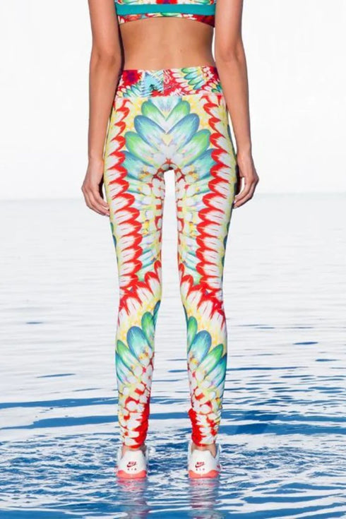 Luli Fama Wild Heart Engineered Print Legging