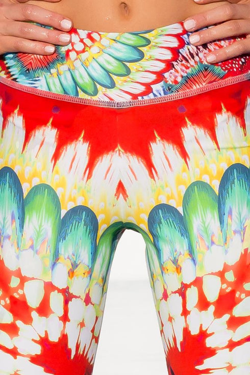 Luli Fama Wild Heart Engineered Print Legging