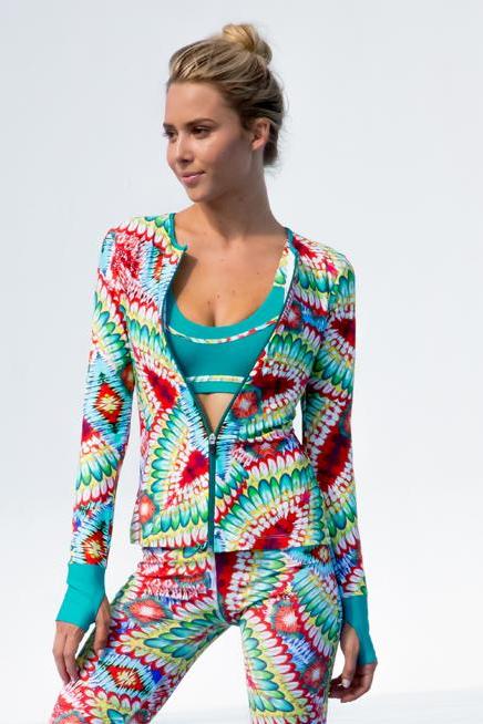 Luli Fama Wild Heart Fitted Zip Jacket