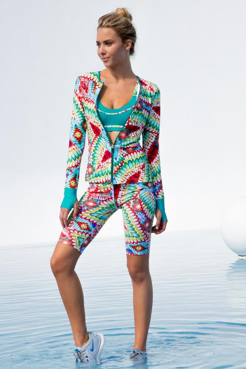 Luli Fama Wild Heart Fitted Zip Jacket