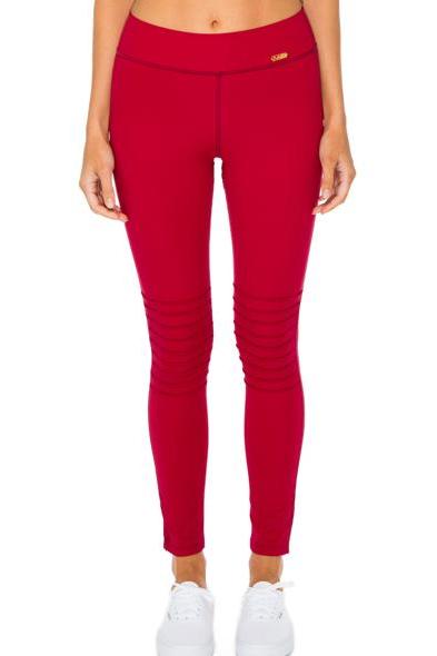Luli Fama Azucar Pintucked Knee Leggings
