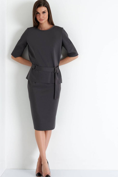 Shan Diana LONG SLEEVE MOCK NECK SHIRT