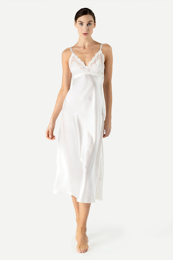 NK Imode Anya Beautiful Bust-support Long Silk Gown