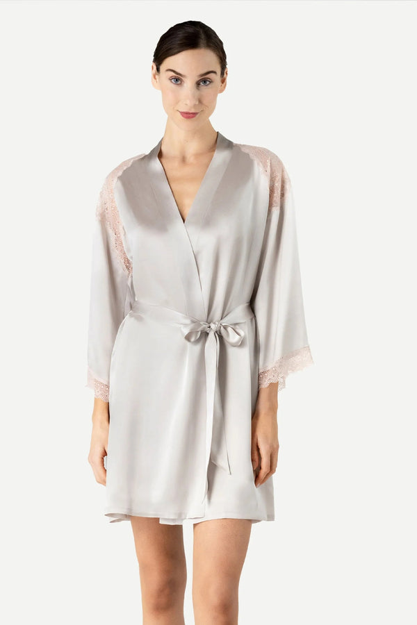 NK Imode Precious Sunset Short Silk Kimono