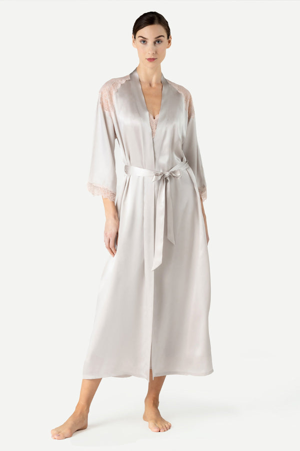 NK Imode Precious Sunset Long Silk Kimono