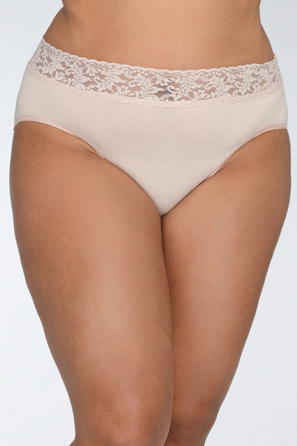 Hanky Panky Signature Lace Plus Size SUPIMA® Cotton French Brief