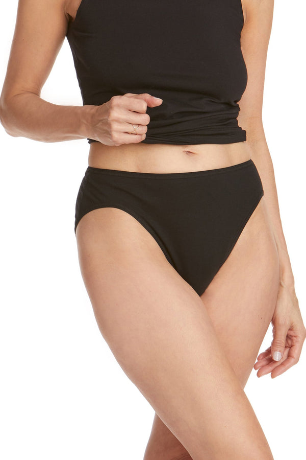 Hanky Panky Cotton High Cut Brief