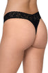 Hanky Panky Signature Lace 3 Pack Cotton with a Conscience Low Rise Thong