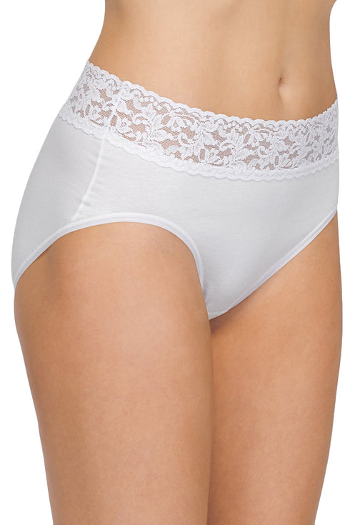 Hanky Panky Signature Lace Cotton French Brief