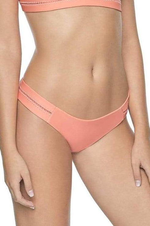 PQ Swim Guava Stitched Tab Teeny Bottom