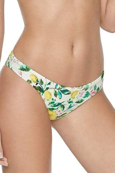 PQ Swim Lemon Basic Ruched Full Bottoms