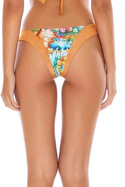 Luli Fama Just Wing It HIGH LEG CONTRAST BRAZILIAN BOTTOM