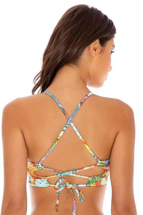 Luli Fama Just Wing It PEEK-A-BOO UNDERWIRE TOP