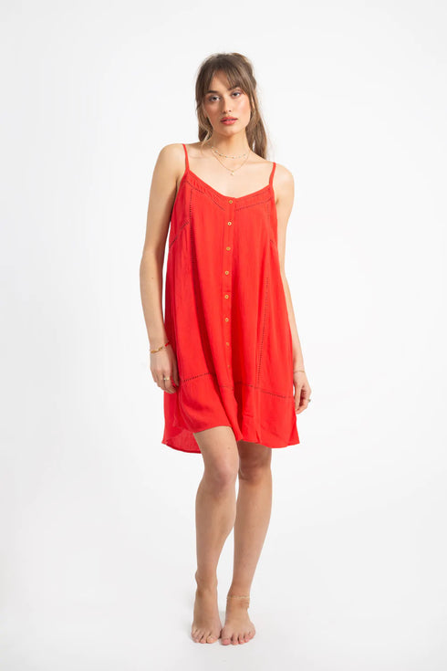 Koy Resort Miami Strappy Button Up Dress