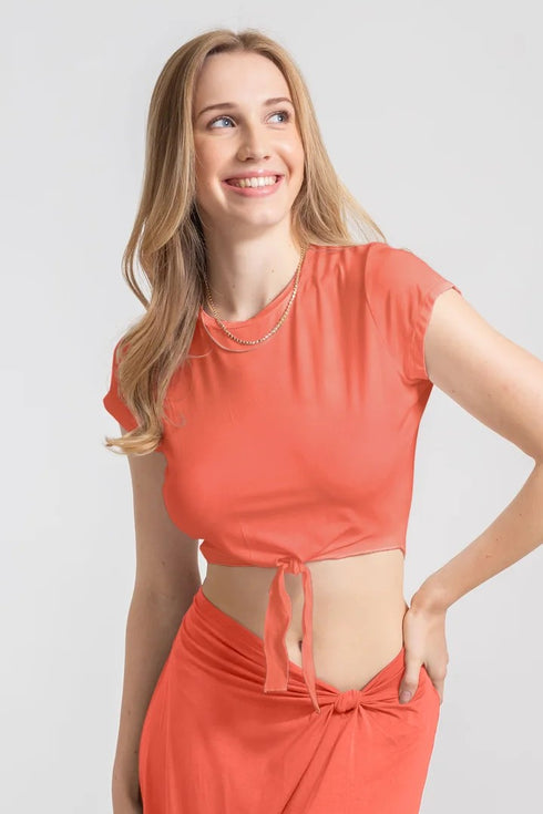 Koy Resort Laguna Tie Front Top