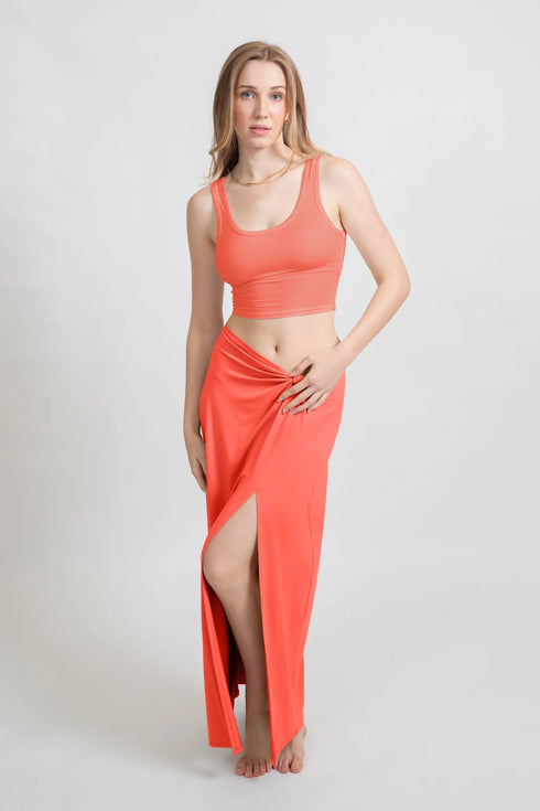 Koy Resort Laguna Maxi Skirt W/Knot