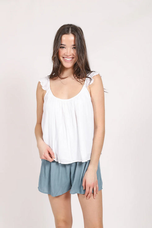 Koy Resort Miami Ruffle Strap Tank