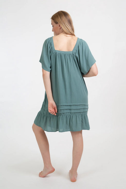 Koy Resort Miami Sqr Nk S/S Tier Dress