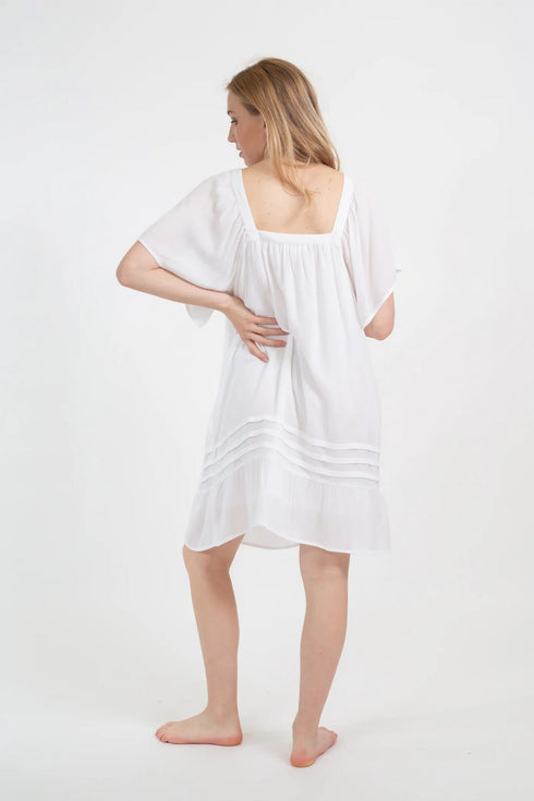 Koy Resort Miami Sqr Nk S/S Tier Dress